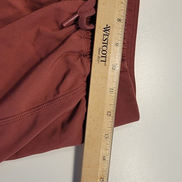 MPG Athletic Running Shorts Women's Size Small Maroon Red 2-in-1 Stretch Waist - Picture 8 of 10